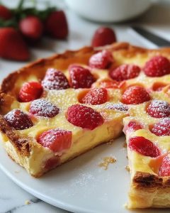 Clafoutis Fraises Gourmand : Recette Simple et Délicieuse