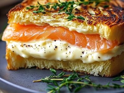 Croque-Monsieur Saumon Boursin: Recette Gourmande et Facile