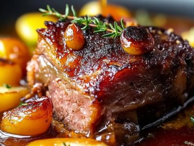 Recette Épaule d&rsquo;Agneau Confit au Four : Tendre et Délicieux