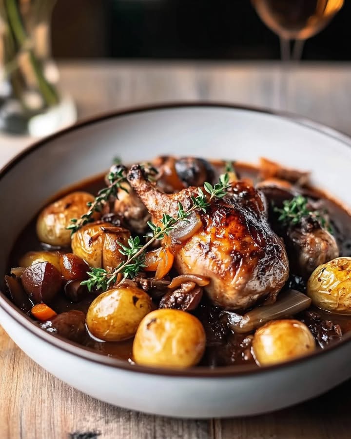 Coq au Vin : Recette Traditionnelle et Réconfortante