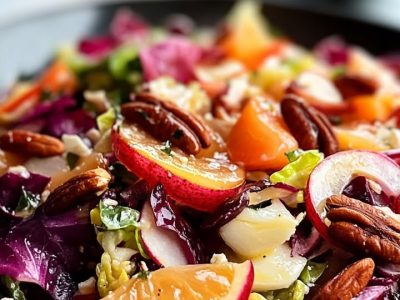 Salade d&rsquo;Hiver Croquante : Fraîcheur et Saveurs en 15 Minutes