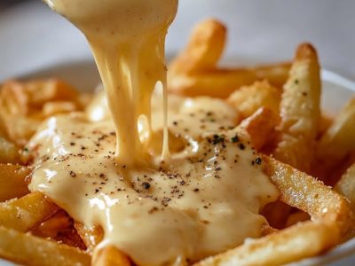 Sauce fromage gourmande : Recette crémeuse pour frites et plus