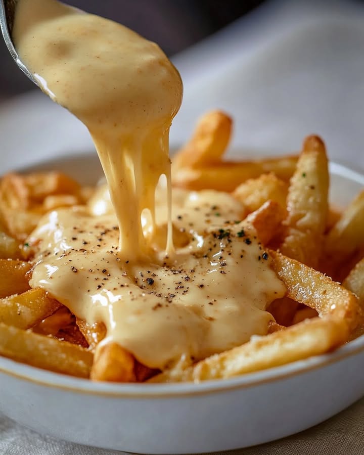 Sauce fromage gourmande : Recette crémeuse pour frites et plus