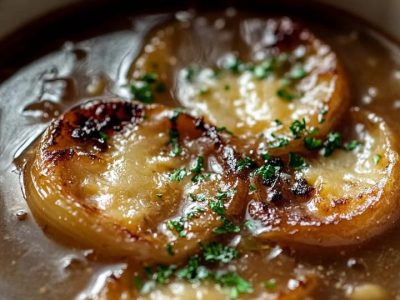 Recette Incontournable: Soupe Oignon Fondante Réconfortante